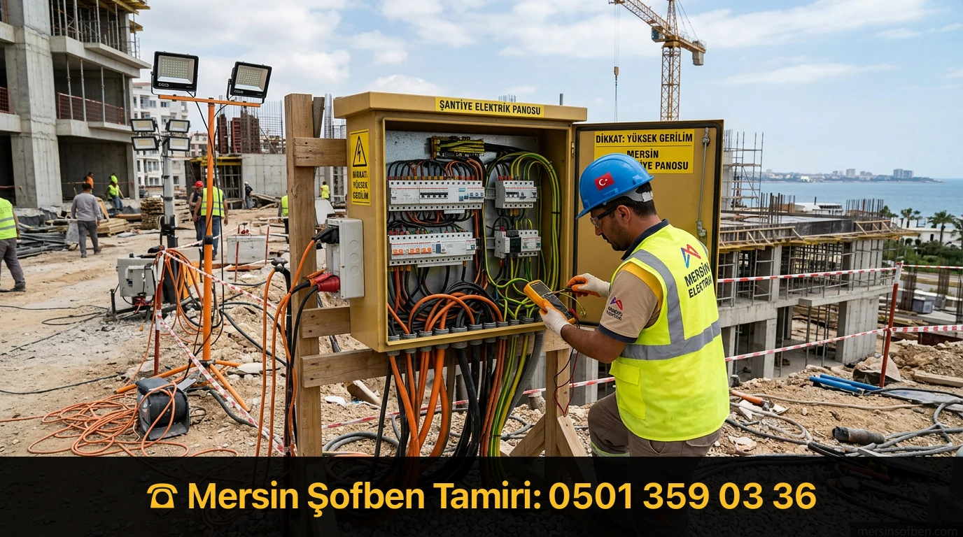 0501 359 03 36 | Mersin Geçici Şantiye Elektriği