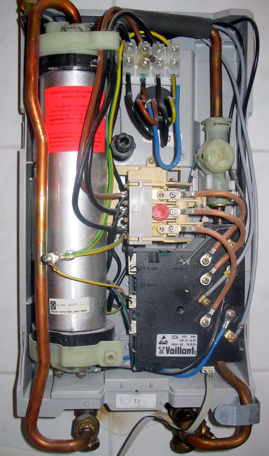 Pirinç Gövdeli Yaylı Şofben ve Termosifon Emniyet Ventili (8.5 Bar)